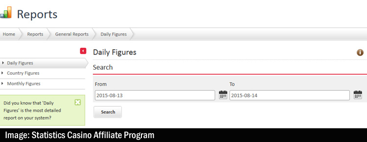 casino affiliate account