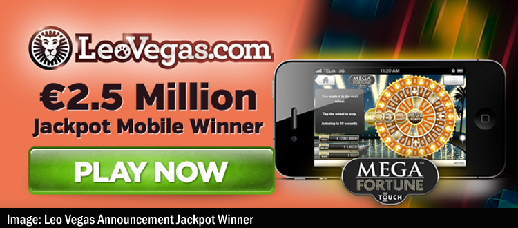 leo vegas jackpot win