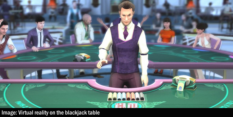 virtual reality at blackjack